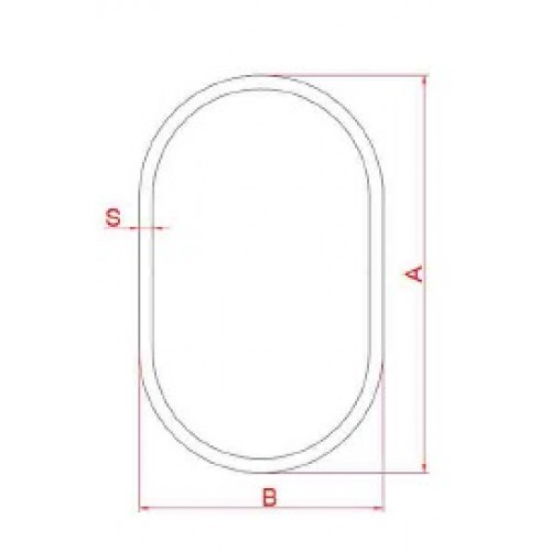 6 Galvaniz Oval Profil